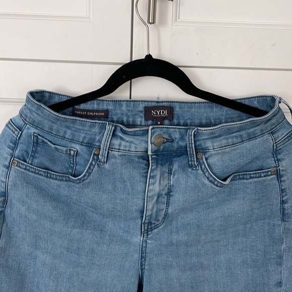 NYDJ Margot girlfriend jeans, excellent condition. Size 8 (fits like a 10) - Picture 3 of 5